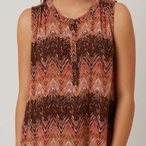 MISS ME PRINTED HENLEY TANK TOP